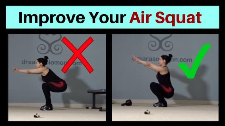 La bonne position pour du Air Squat
