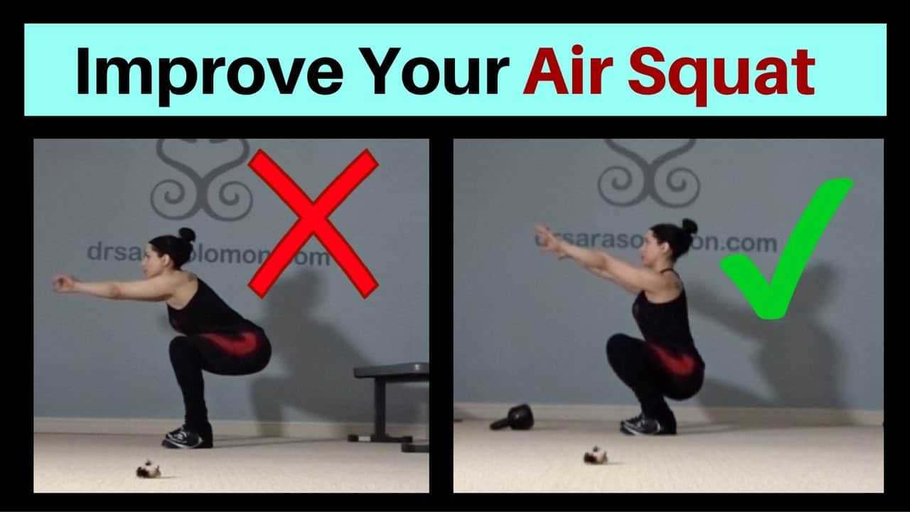 La bonne position pour du Air Squat