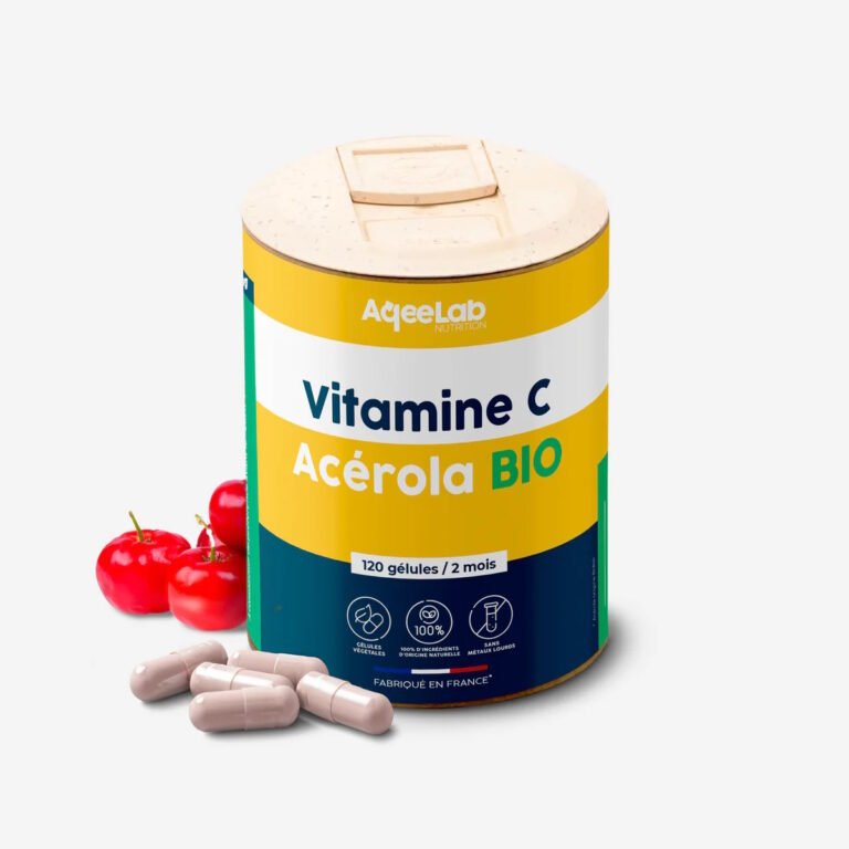 Une boite de gélules de vitamine C par AQEELAB